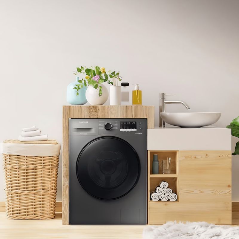 élite Precipicio Movimiento Lavarropas Automático Samsung WW70AA046BXUBG 7kg 1400rpm Inverter Inox