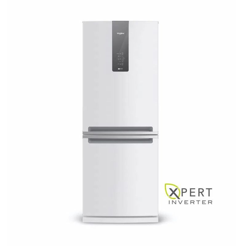 Heladera Combi 443Lts Whirlpool WRE57D2 No Frost Xpert Inverter Blanco