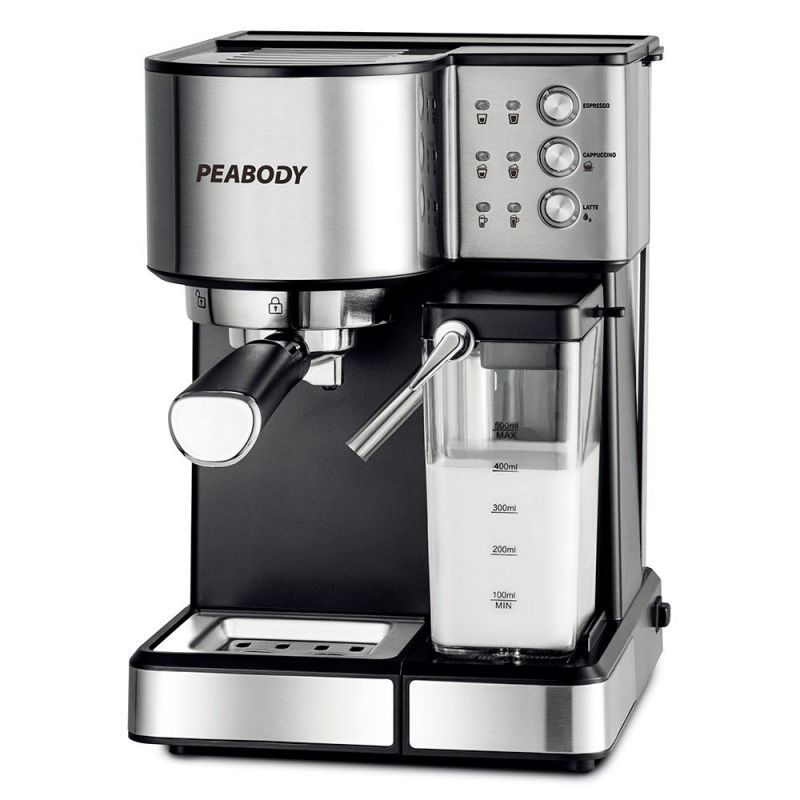 Cafetera Express Peabody PECE5007IXN 20Bar Espumador + Accesorio Capsulas