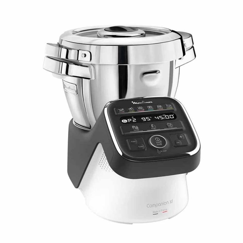 Robot de Cocina Moulinex HF809820 Cuisine Companion XL Blanco con Inox