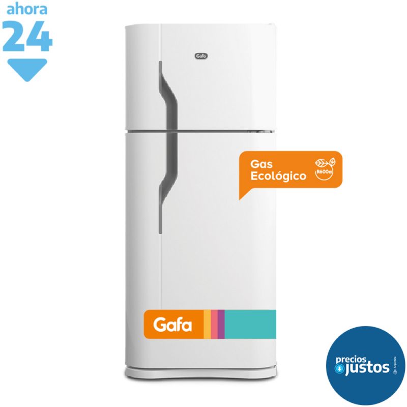 Heladera C/Freezer 282Lts Gafa HGF358AFB Blanco