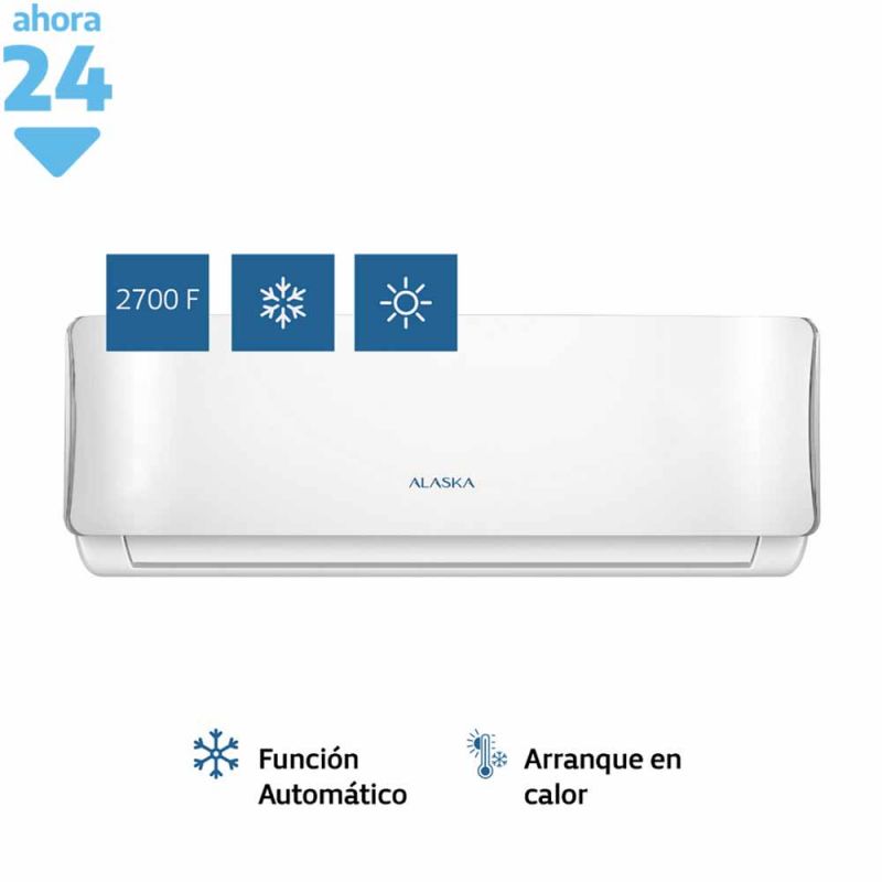 Aire Acondicionado Alaska 2300F 2700W AS26WCCS Frio/Calor