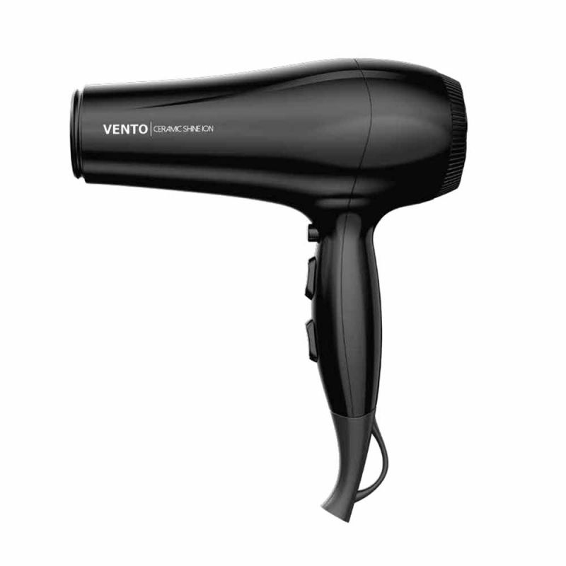 Secador de Cabello Gama Vento Ceramic Shine Ion 2200W Negro