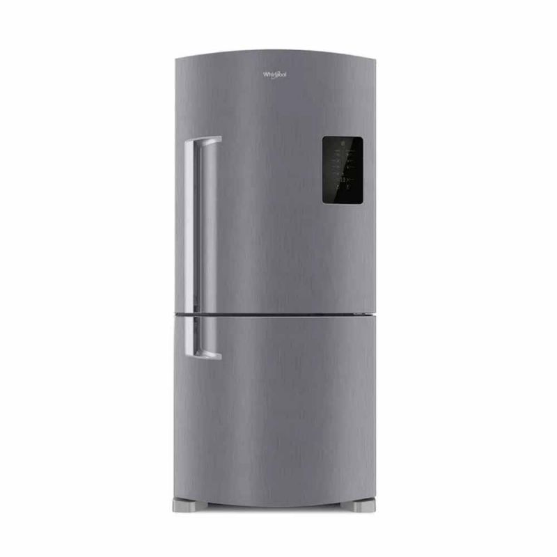 Heladera Combi C/Freezer 588Lts Whirlpool Bottom Mount WRE85AK No Frost Inox