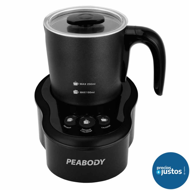 Espumador de Leche Peabody PE-MF2316 Negro