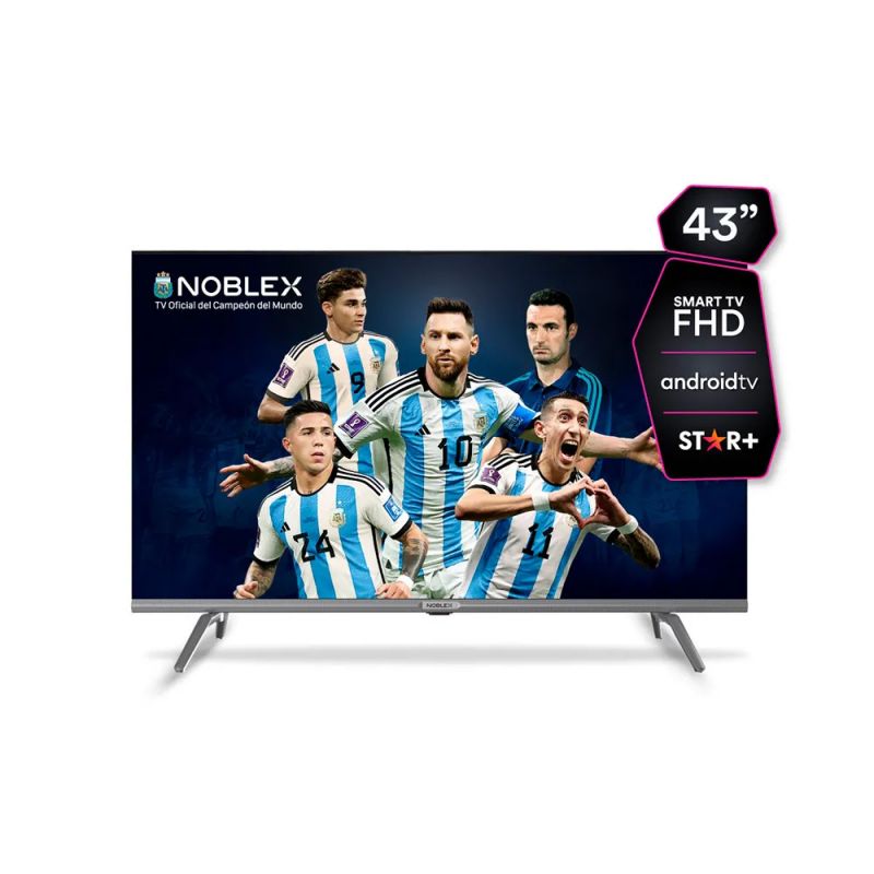 Smart TV 43" Noblex FHD DR43X7100 Android Gris