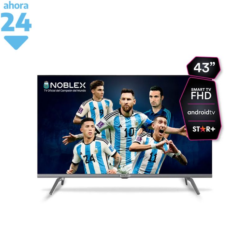 Smart TV 43" Noblex FHD 4K DR43X7100 Android Gris