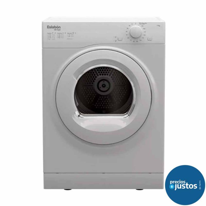 Secarropas por Ventilación 7KG Eslabón de Lujo E1D71WEAG Blanco