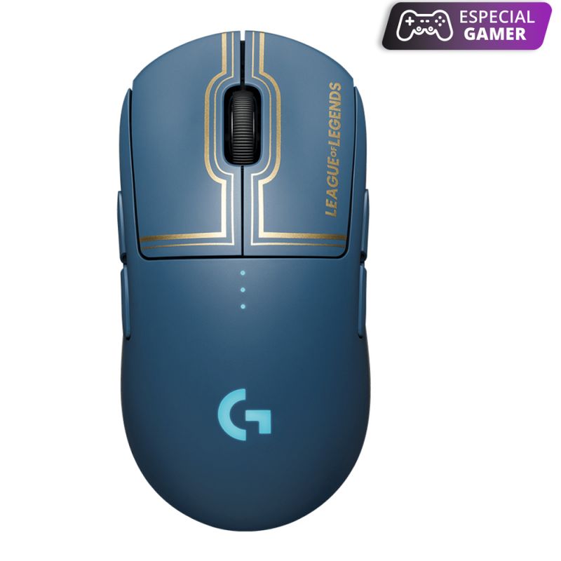 Mouse Inalámbrico Gamer Logitech G Pro 6450 Edición League Of Legends Azul