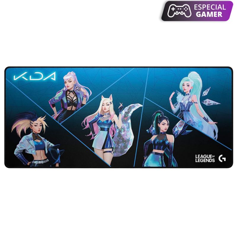 Mousepad Gamer Logitech G840 K/DA XL/0456 Edición League Of Legends