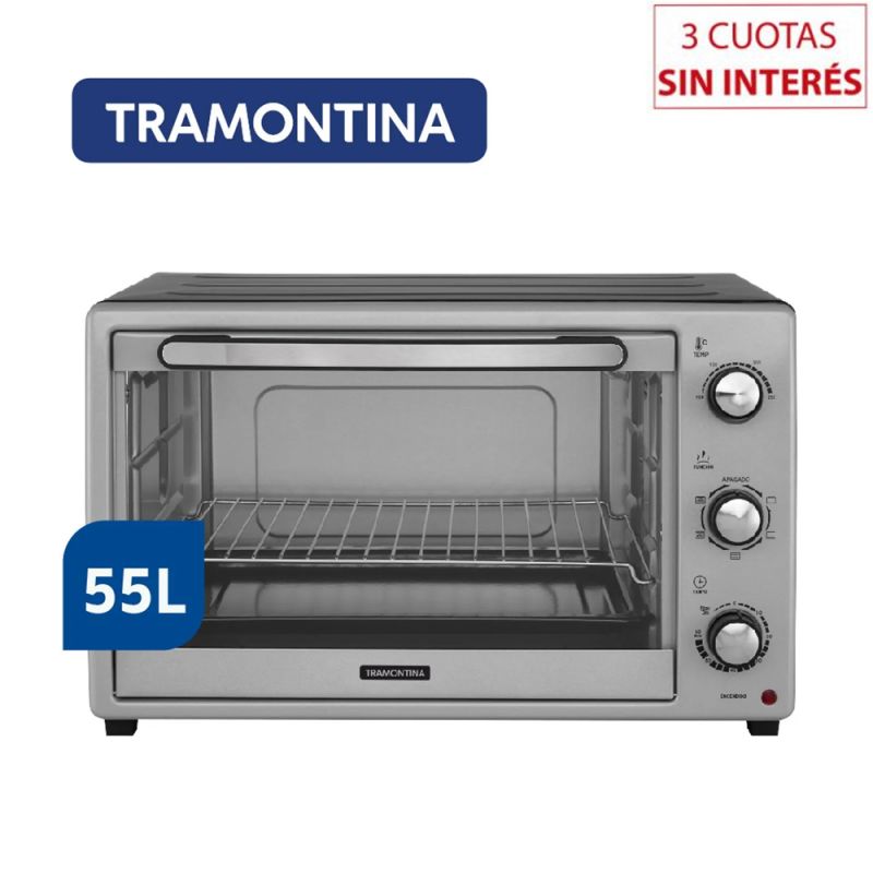 Horno Eléctrico 55Lts Tramontina HEG Cook Silver
