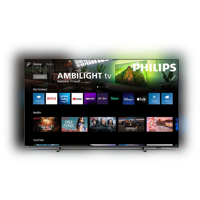 Smart TV 75" Philips 4K Xtra Ambilight 75PML9118/77 Google TV Negro