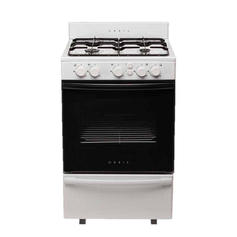 Cocina a Gas 55CM 4H Orbis 858BC4M Blanco