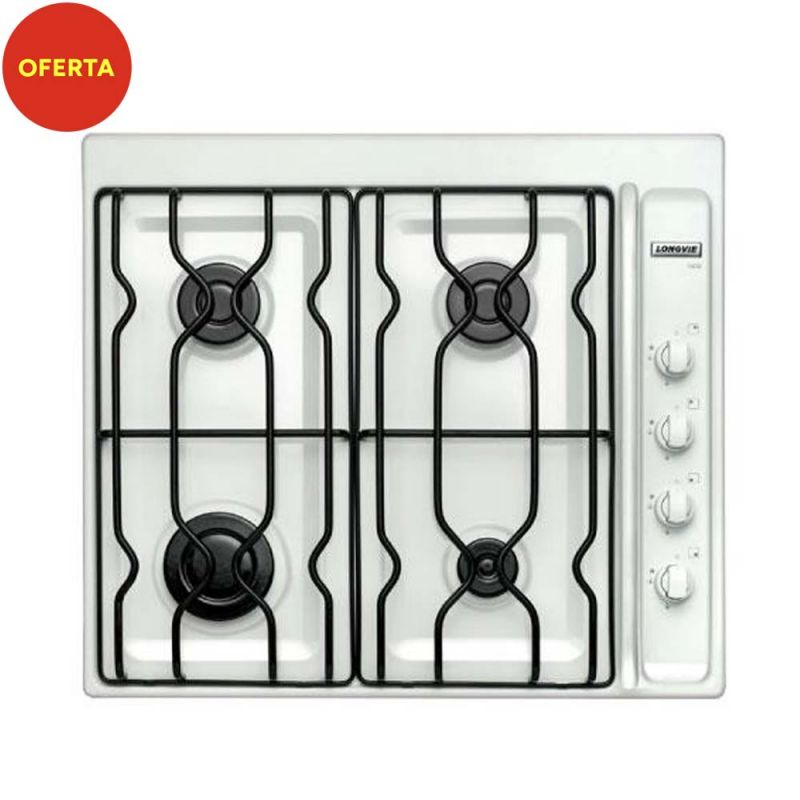 Anafe a Gas 4H Longvie A2600B/BF Blanco