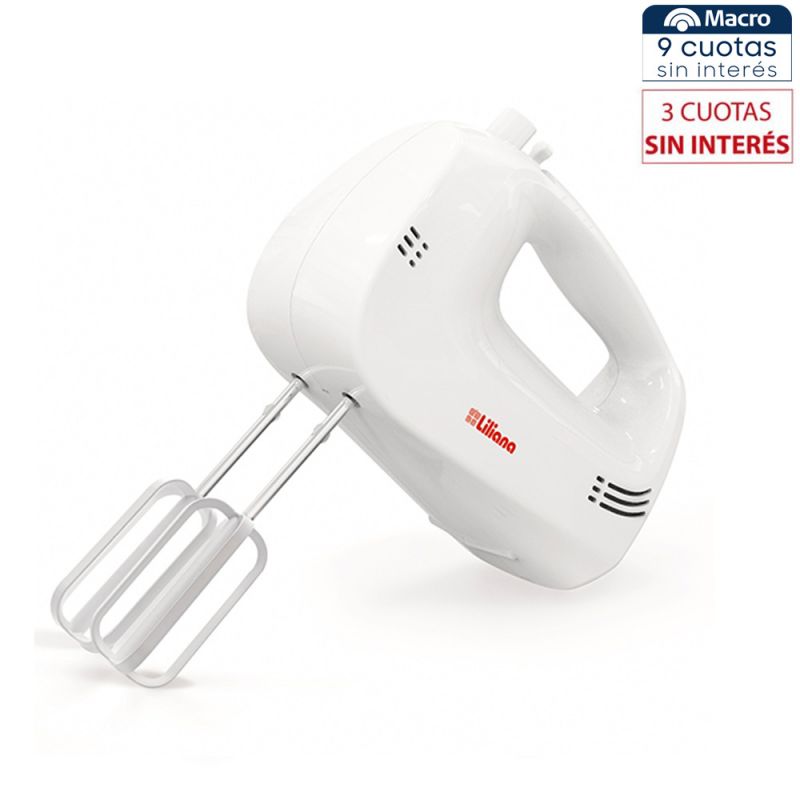 Batidora de Mano Liliana Optibat AB100 350w Blanco