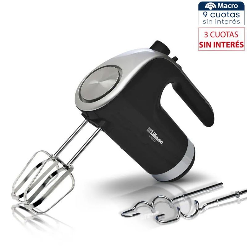 Batidor Manual Liliana Vuelty AB101 Negro