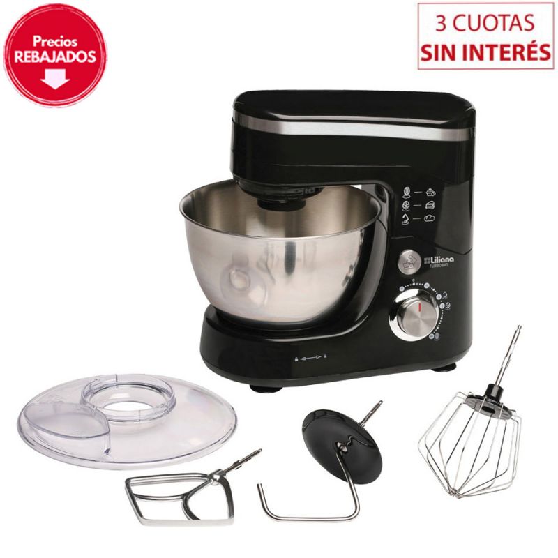 Batidora Planetaria LilIana Turbobat AB914 700W Negro