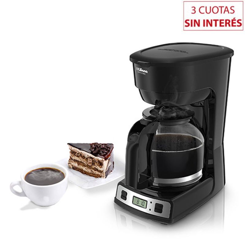 Cafetera Eléctrica 1,8Lts Liliana CoffeeTime AC931 Negro