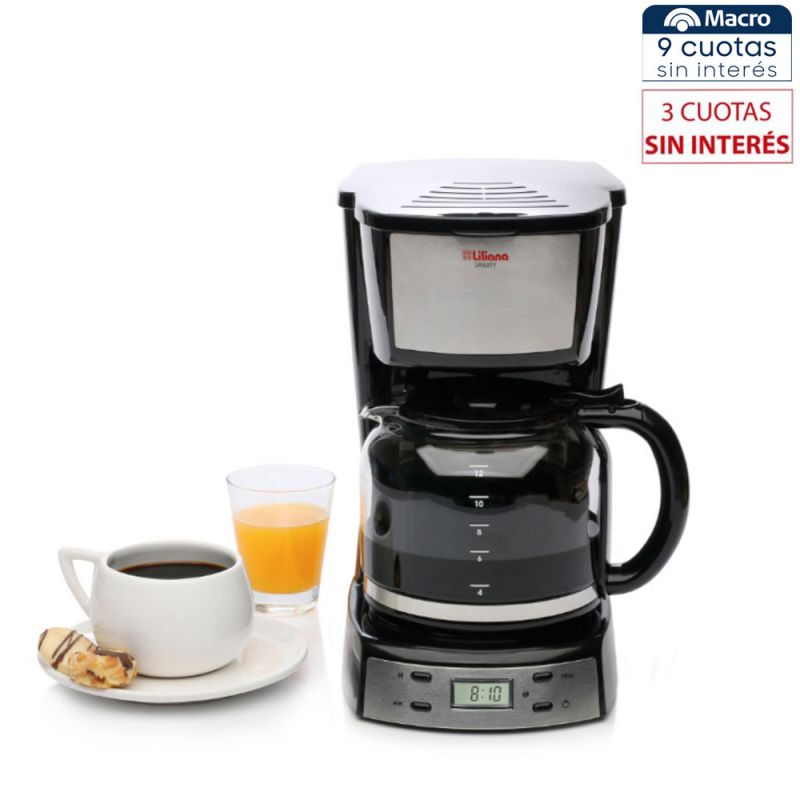 Cafetera Eléctrica 1,8Lts Liliana Smarty AC964 Negro