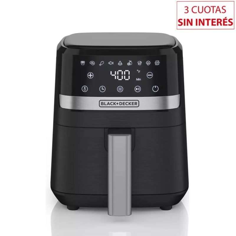 Freidora sin Aceite 4.4Lts Black + Decker Purifry AFBD42-1BDAR Negro
