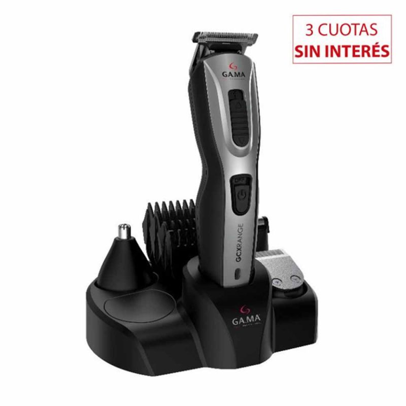 Afeitadora Cortadora de Cabello Gama GCX-RANGE Negro
