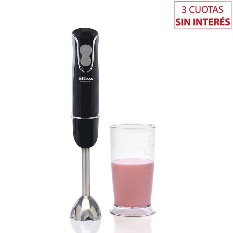 Mixer Liliana Rainbow Mix AH103N 450W Negro