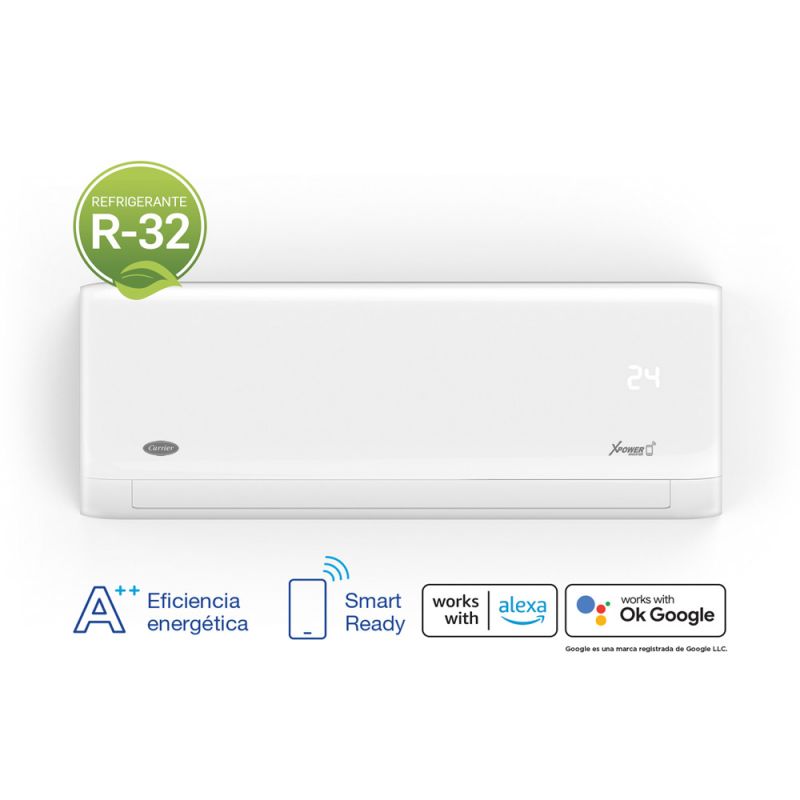 Aire Acondicionado Carrier 3096Frig (3600W) 53HVN12KN81F Frio/Calor WiFi Inverter