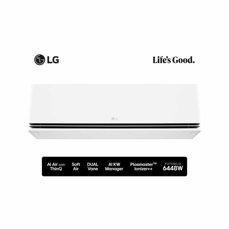 Aire Acondicionado LG 5545Frig (6448W) S3-W24121DA Frío/Calor Dualcool AI Air Inverter