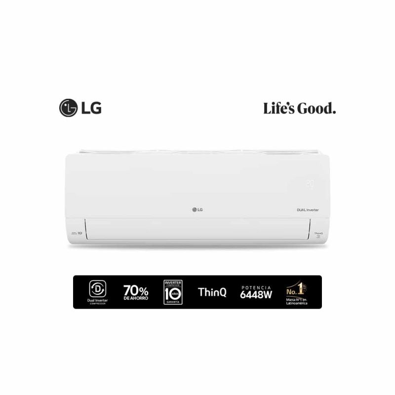 Aire Acondicionado LG 5560Frig (6448W) S4-W24K231E Frío/Calor DualCool WiFi Inverter