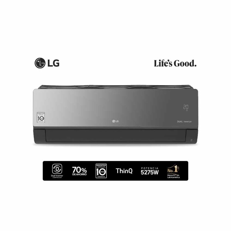 Aire Acondicionado LG Art Cool 4500Frig (5300W) S4-W18KLRPA Frío/Calor WiFi Inverter
