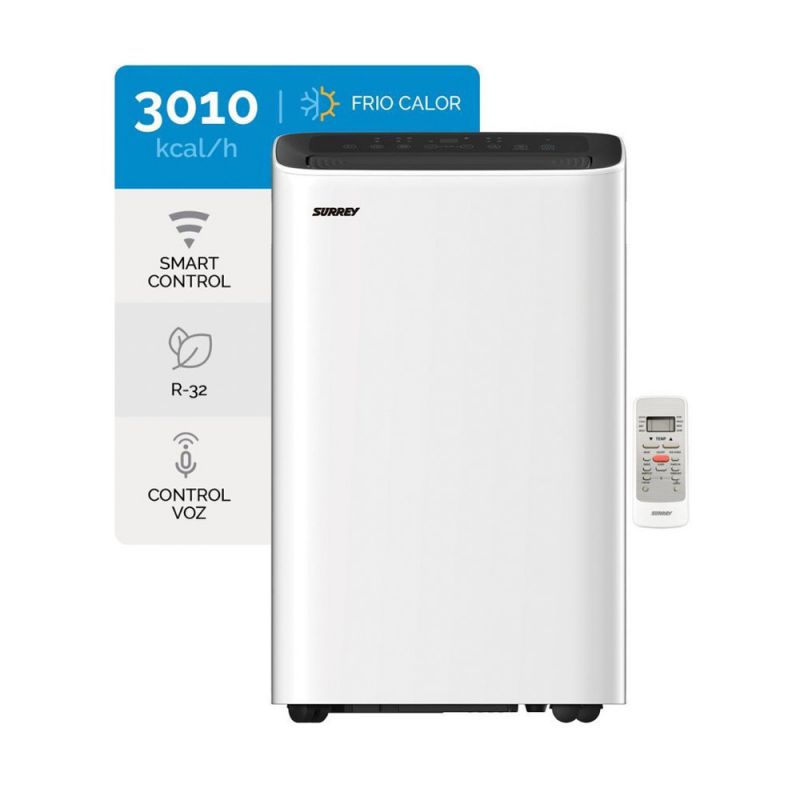 Aire Acondicionado Portátil Surrey 3010Frig (3500W) 551PXQ12N81F Frío/Calor Blanco