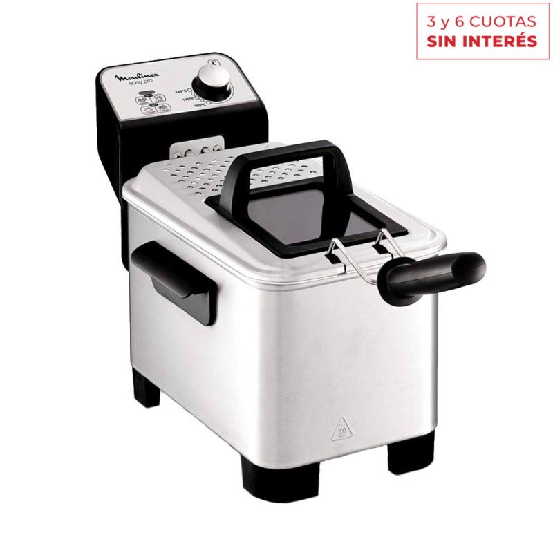 Freidora 3Lts Moulinex Easy Pro AM338058 Inox
