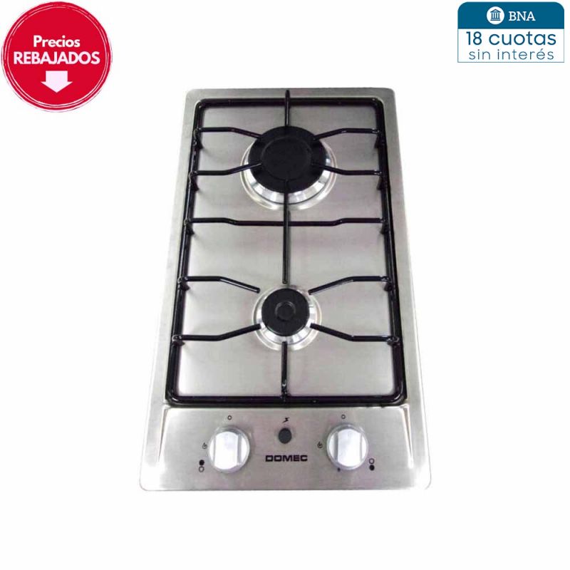 Anafe a Gas 2H Domec AX2V Inox