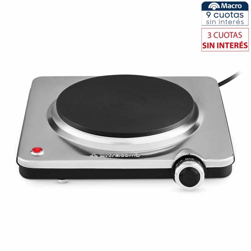Anafe Eléctrico 1H Ultracomb AN-4400 1500W Inox