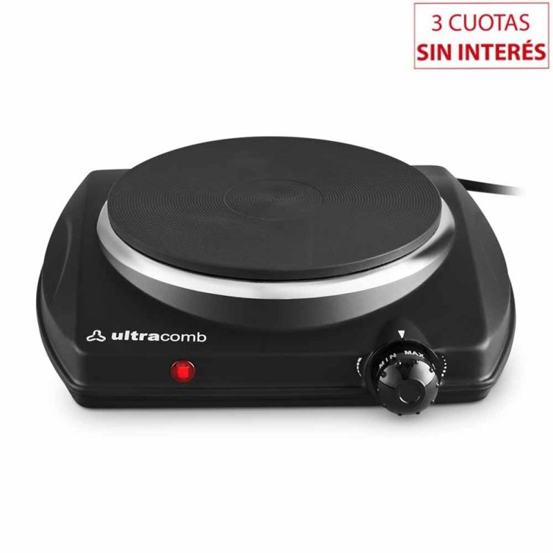 Anafe Eléctrico Ultracomb AN-2200 1500W Negro