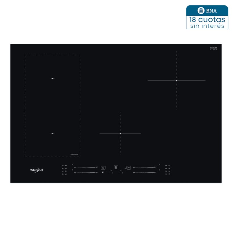 Anafe Eléctrico Vitro Inducción 4H Whirlpool WDJ77 WCOLLECTION