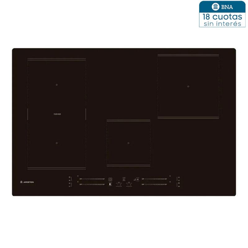 Anafe Eléctrico Vitro Inducción 80cm 4H Ariston NIS842FB Touch