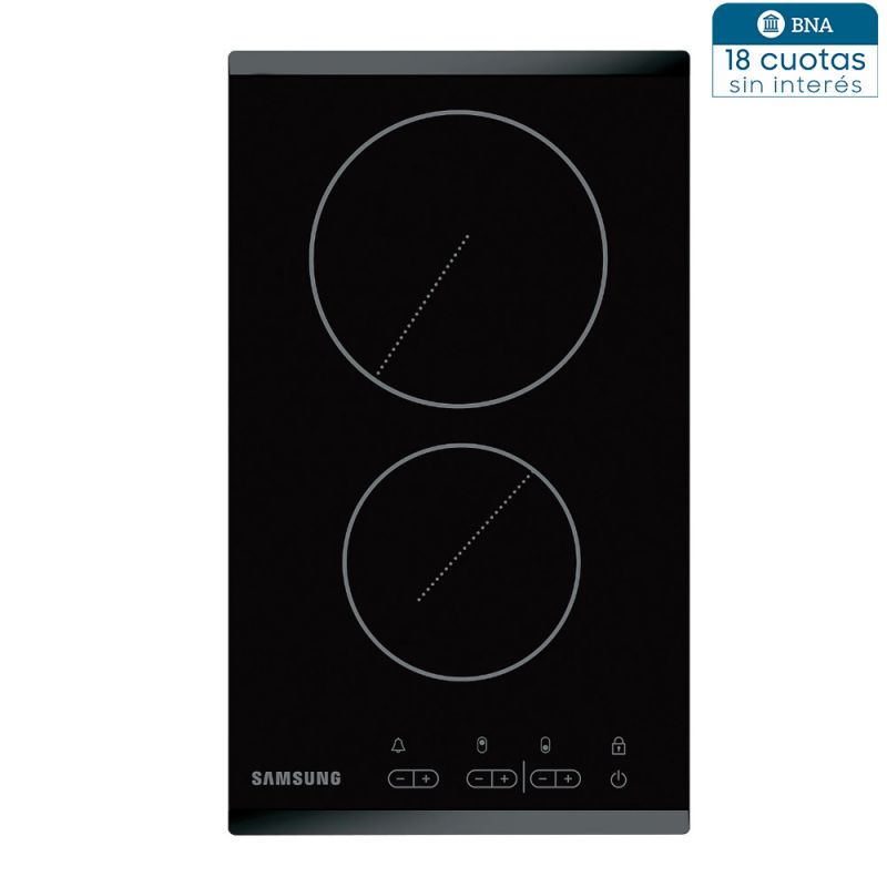 Anafe Eléctrico Vitrocerámico 2H Samsung CTR432NB02 Touch