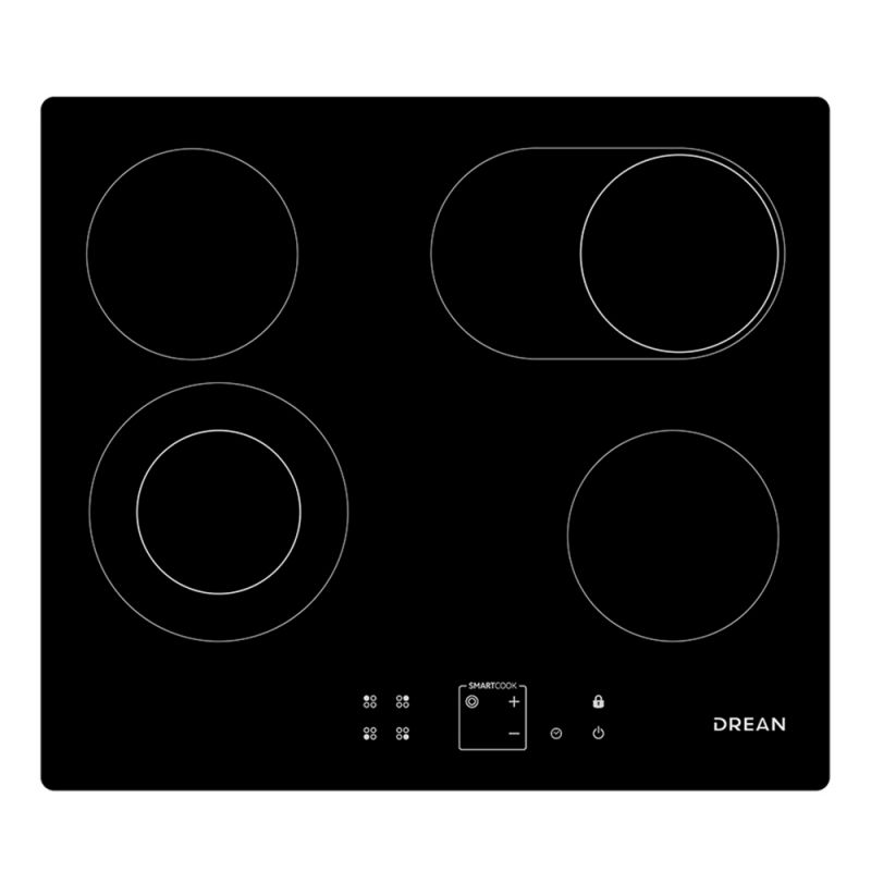 Anafe eléctrico vitrocerámico 60cm 4H Drean AEDR60CNV Touch