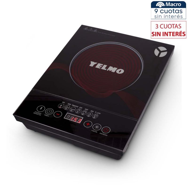Anafe Eléctrico Vitrocerámico Yelmo AN-9901 Touch