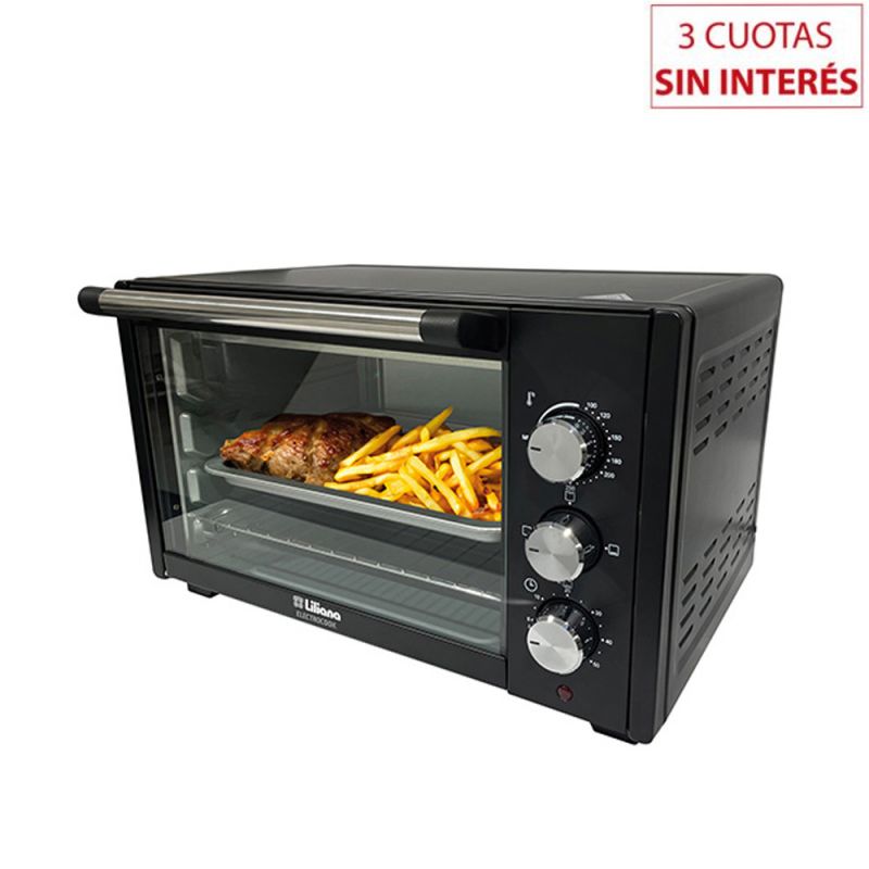 Horno Eléctrico 32Lts Liliana ElectroCook AO320 Negro