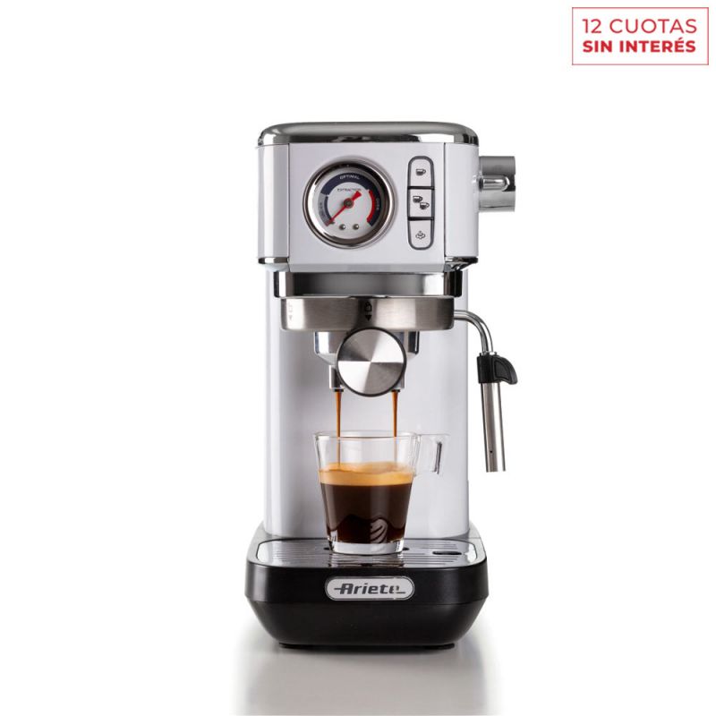 Cafetera Espresso Ariete Slim Moderna PA-CE1381BL-I 15Bar Blanco
