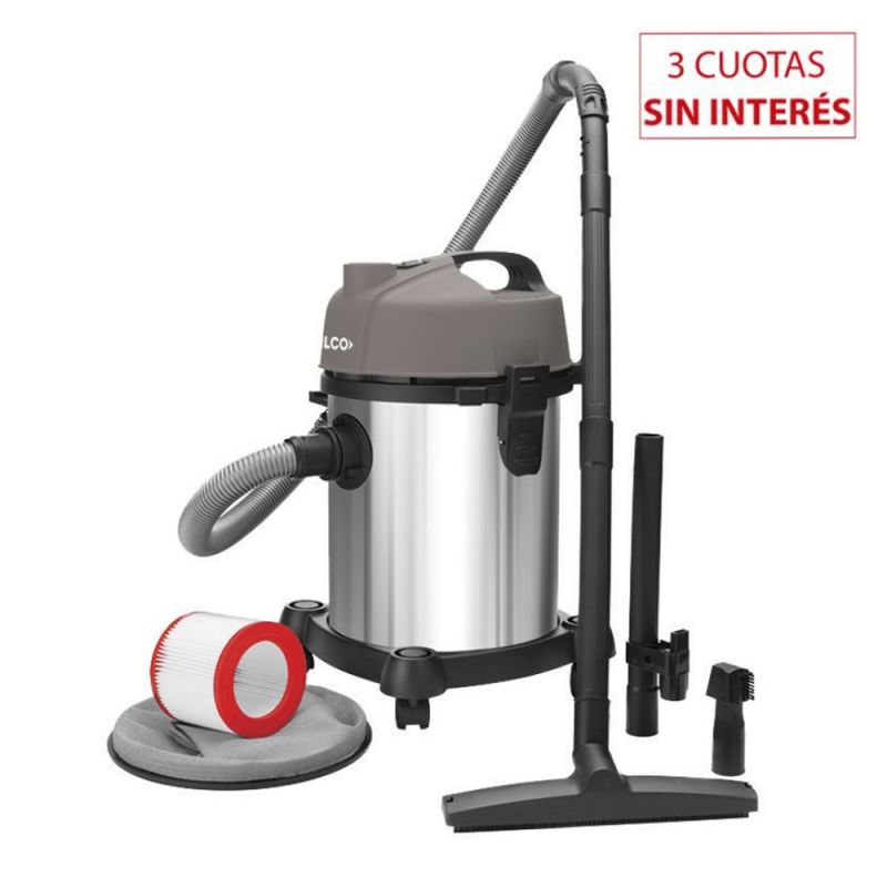 Aspiradora Agua - Polvo 18Lts Philco PHAST-1821PI 1200W Inox