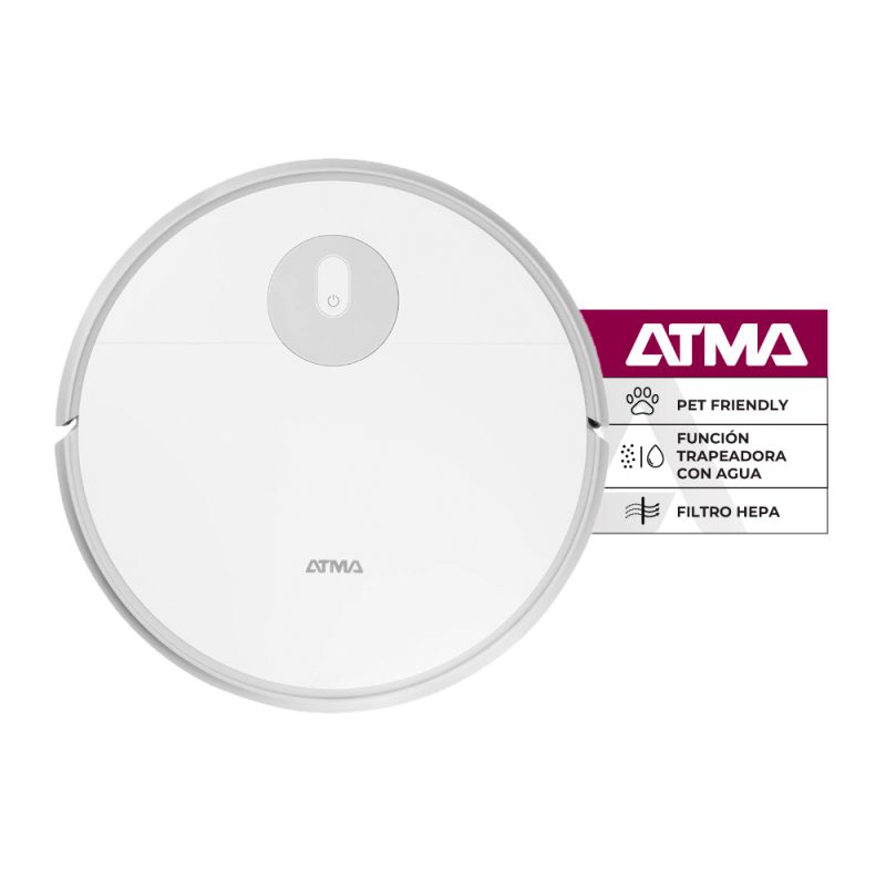 Atma Aspiradora y Trapeadora Robot ATAR21C1DH Blanco