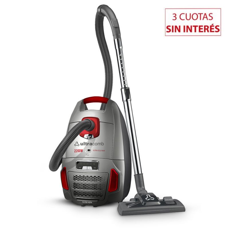 Aspiradora C/Bolsa Ultracomb AS-4230 2200w Gris con Bordo