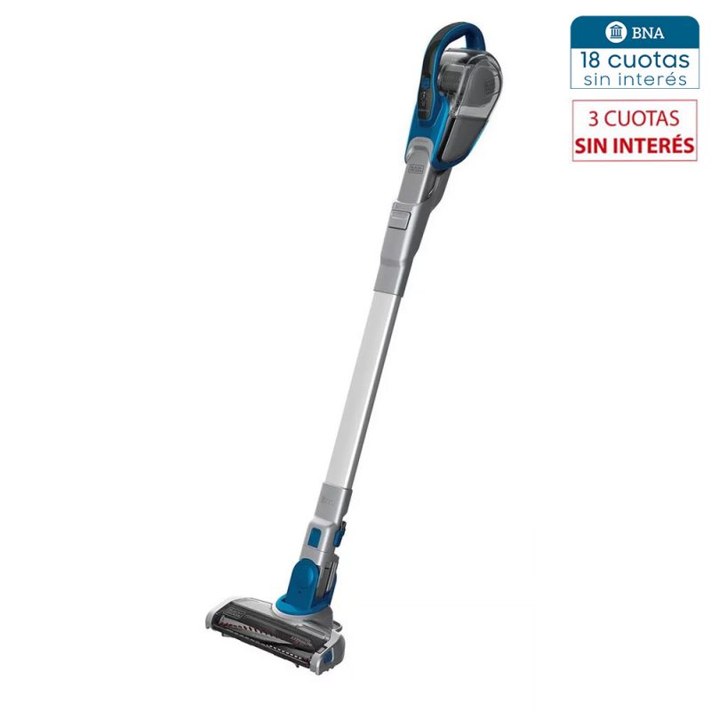 Aspiradora inalámbrica 2 en 1 Black & Decker Stick HFEJ415JWMF22-AR Azul