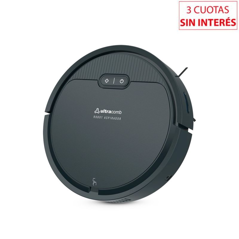 Aspiradora Robot Anticaída Ultracomb AS-6061 Negro