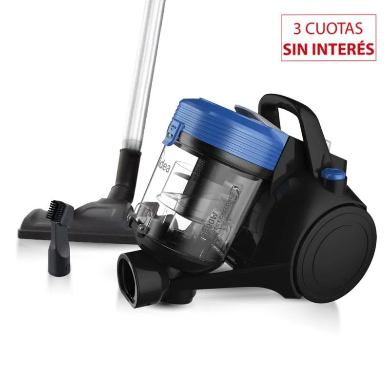 Aspiradora Sin Bolsa Midea Direct Cyclone VS-S214TAR3 Azul
