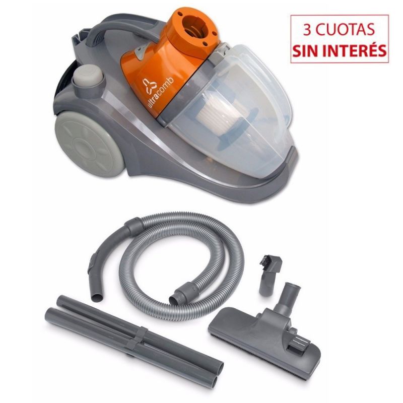 Aspiradora Sin Bolsa Ultracomb Canister AS-4220 1600W