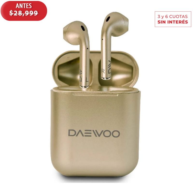 Auriculares Inalámbricos Daewoo Candy Spark DW-CS3105-GLD Dorado